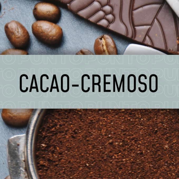 Bolsa de café molido descafeinado Punto, 250g, con empaque hermético y notas suaves y achocolatadas. Descripción.