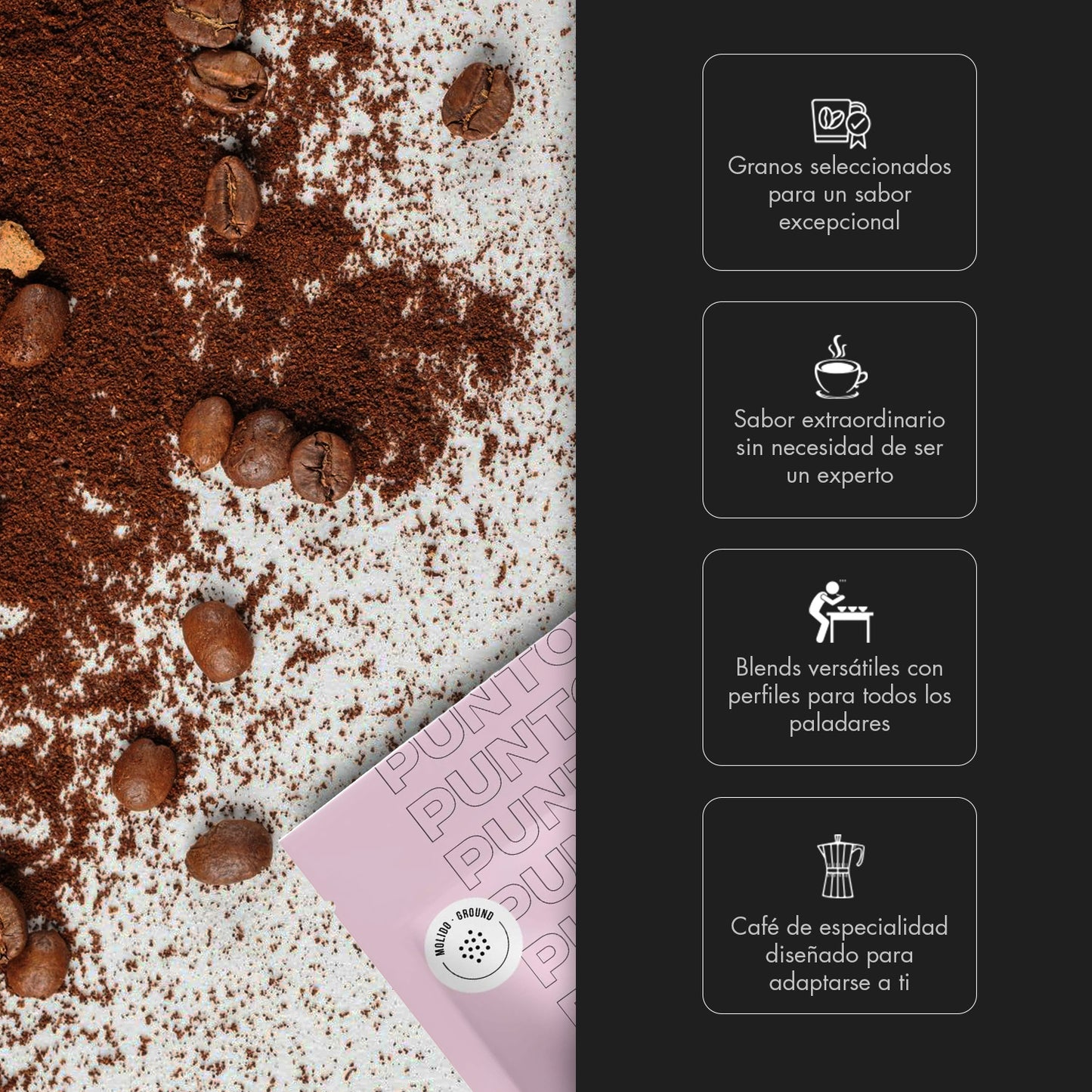 Etiopía 250g | Café Molido | PUNTO – Café de Especialidad de Origen