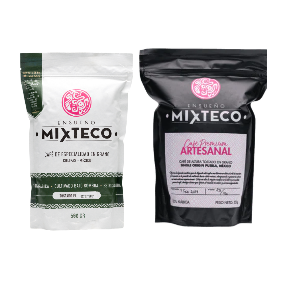 Pack Café en Grano Mixteco | Café Premium Artesanal – 960g (approx. 110 cafés)