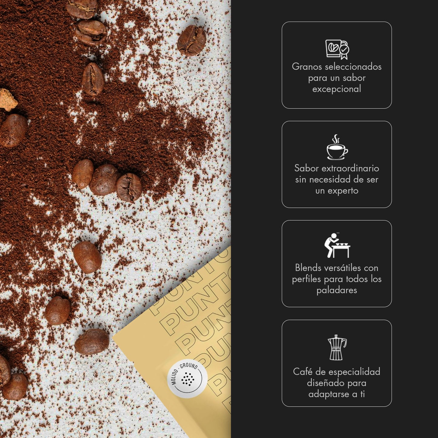 Colombia 250g | Café Molido | PUNTO – Café de Especialidad de Origen