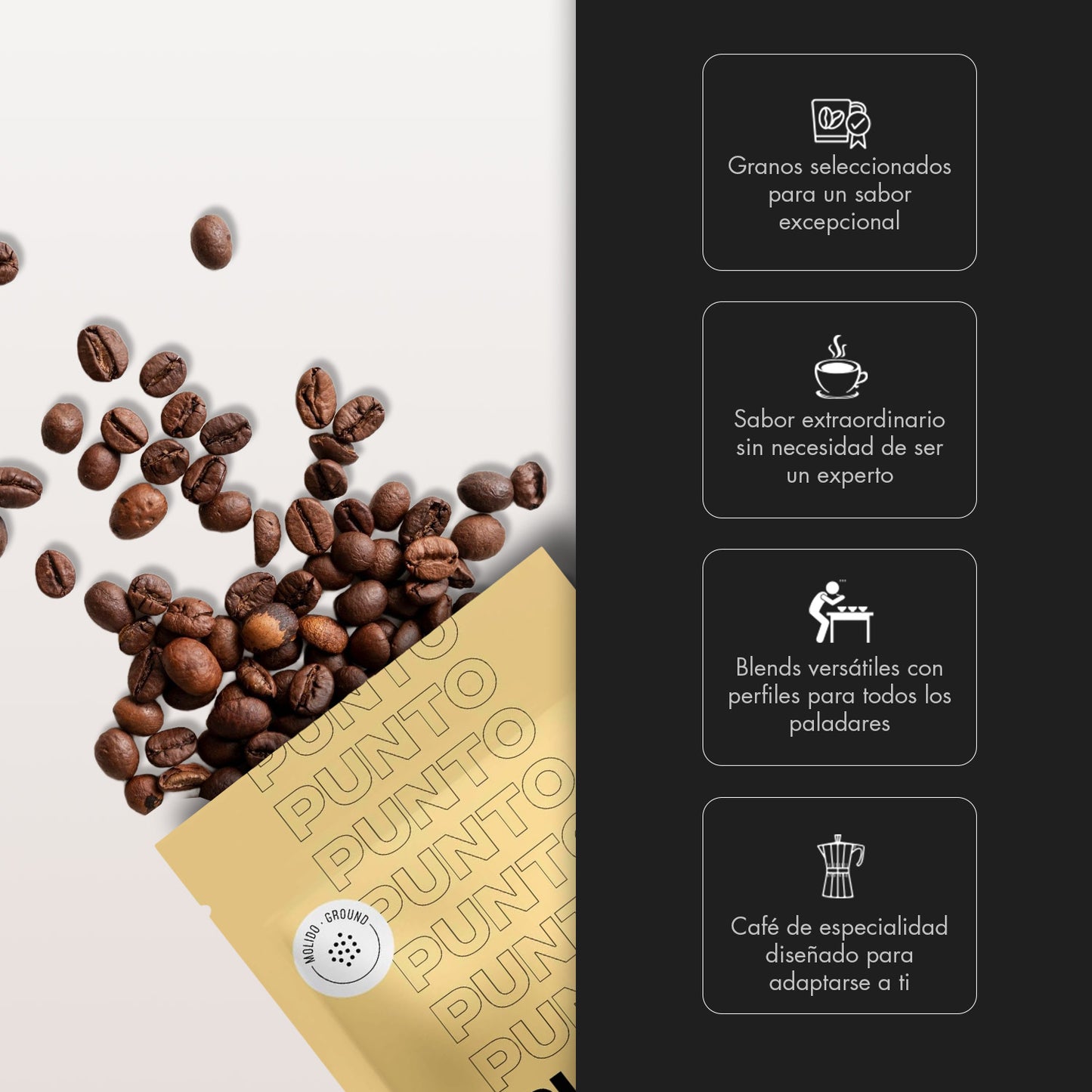 Colombia 250g | Café en Grano | PUNTO – Café de Especialidad de Origen