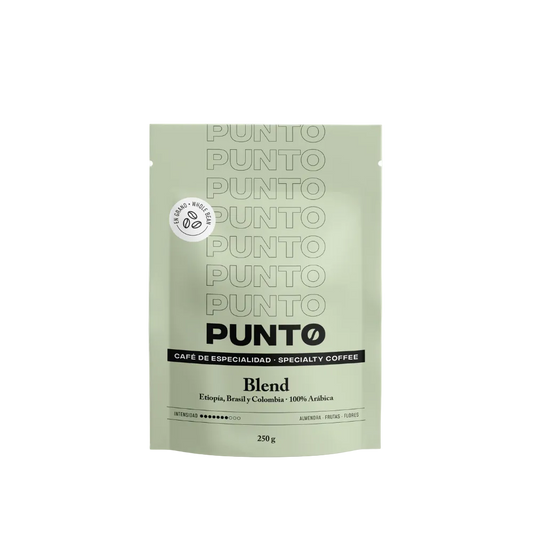 Café en Grano Blend Américas & Etiopía 250g | Punto – Fusión de Sabores Únicos