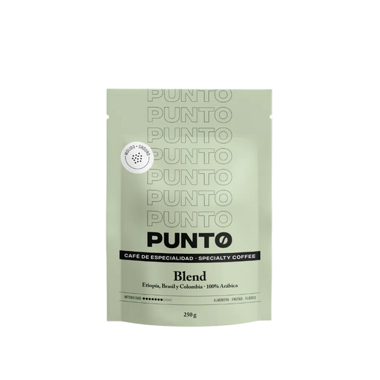 Café Molido Blend Américas & Etiopía 250g | Punto – Fusión de Sabores Únicos
