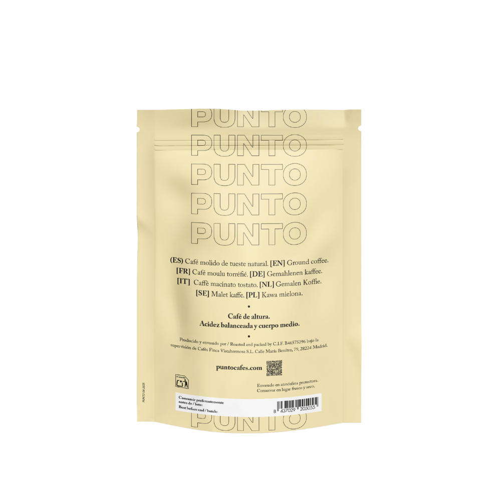 Colombia 250g | Café Molido | PUNTO – Café de Especialidad de Origen