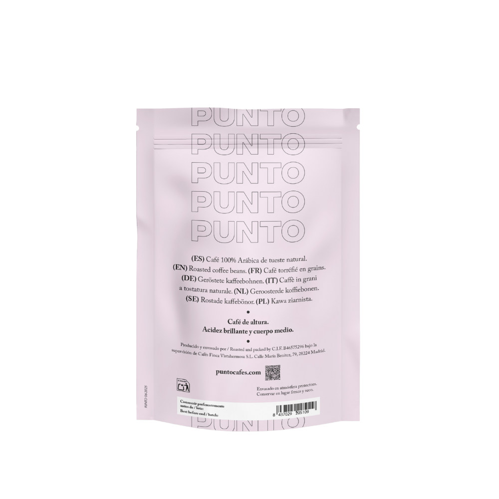 Etiopía 250g | Café en Grano | PUNTO – Café de Especialidad de Origen